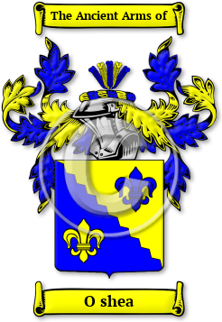 O shea Family Crest Download (JPG) Legacy Series - 600 DPI